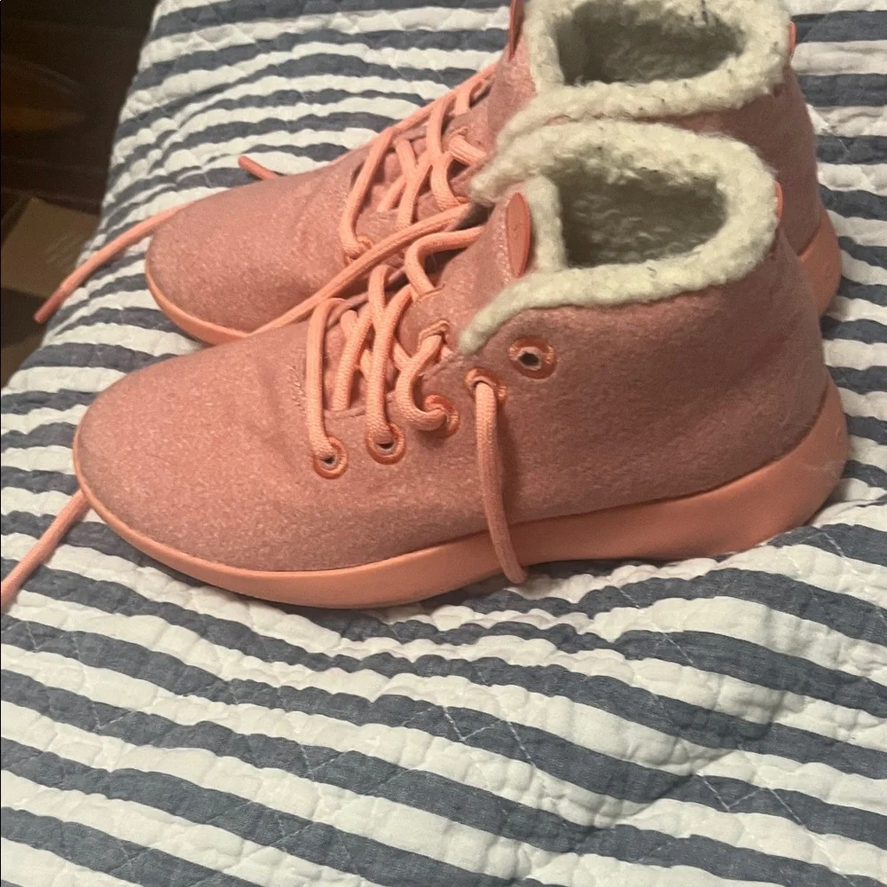 Allbirds Pink Fleece-Lined Sneakers - Picture 3 of 5